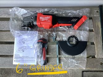 Milwaukee M18 FUEL 6 INCH Grinder  (4-1/2”-6” ).  Brand NEW.  Tool Only.  NUEVO.