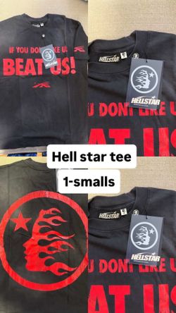 Hellstar “If You Don’t Like Us, Beat Us!” Tee – Black/Red