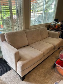 Suede 3 Seat Couch