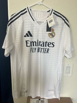 Adidas Real Madrid 2024/25 Home Soccer Jersey White Vini Jr 7 L Large
