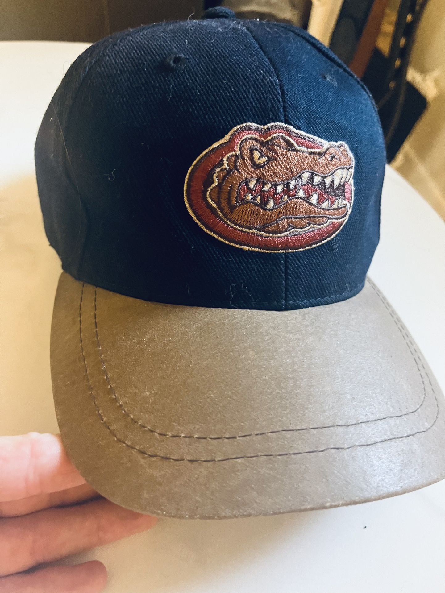 Discontinued Cloth & Leather Official UF Florida Gator Baseball Cap