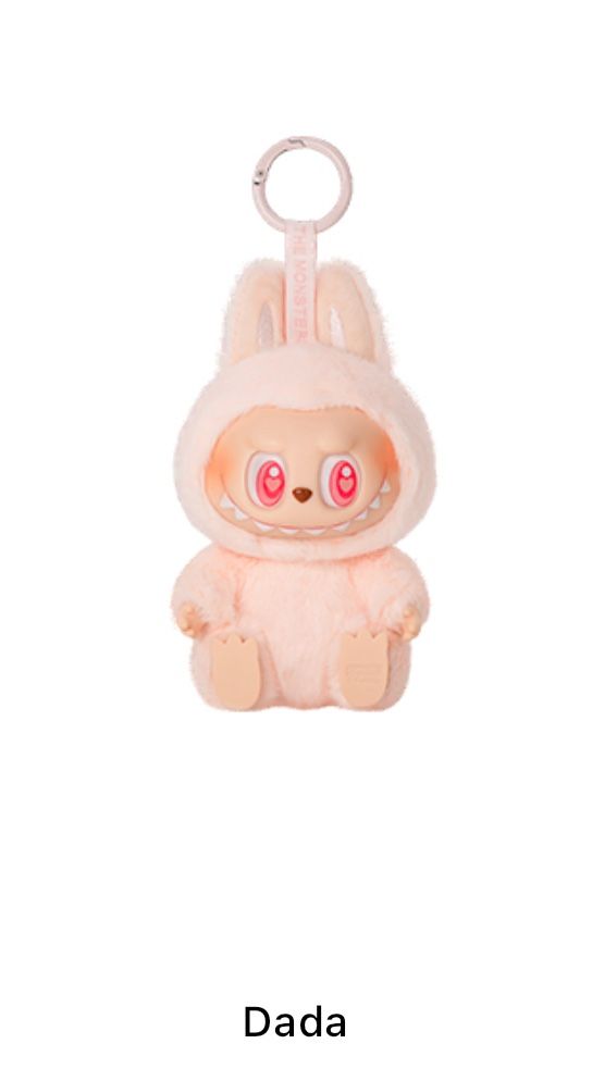Labubu Have A Seat Dada (pink Doll)