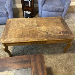 Rustic Wood Coffee Table 