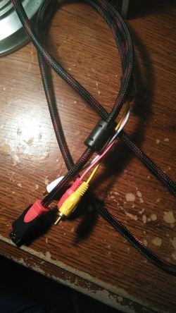 HDMI Male to 3 RCA Video Audio Converter AV Adapter Cable HD 1080p