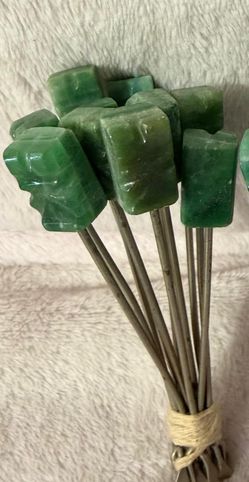 REMOVEDORES STAINLESS CON.PIEDRAS JADE C/U