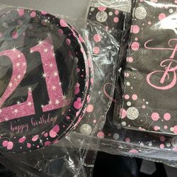 21st Birthday Party Supplies
