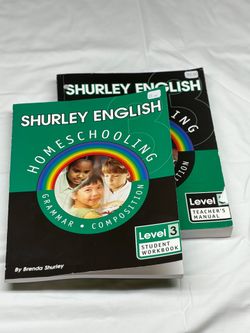 Shurley English Homeschooling Level 3 Student Workbook & Teacher Manual