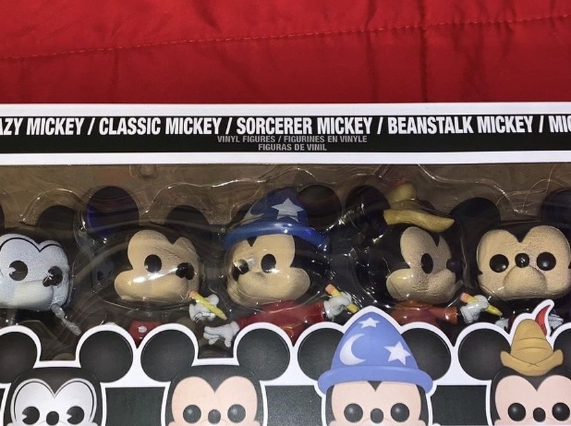 Funko Pop Mickey Mouse Five Pack Disney Amazon Exclusive