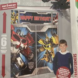 Transformers Birthday Decorations