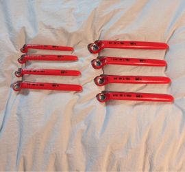 Wiha Brand 8 Piece Insulated Deep Offset Wrench Set - SAE