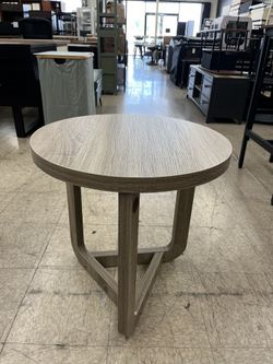 ACME Furniture Modern Style Round End Table - Gray