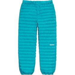 Supreme Micro Down Pants Teal 