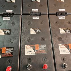 New battery of the group-8D, 1-year warranty 