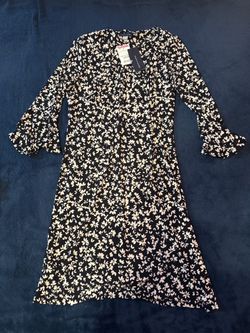 Floral Midi Dress with Bell Sleeves