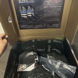 Rocky Men’s Black Tactical Work Boots 