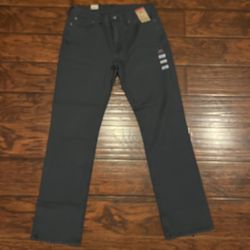 Levis, 514, Straight Stretch, Blue, 36 x 34