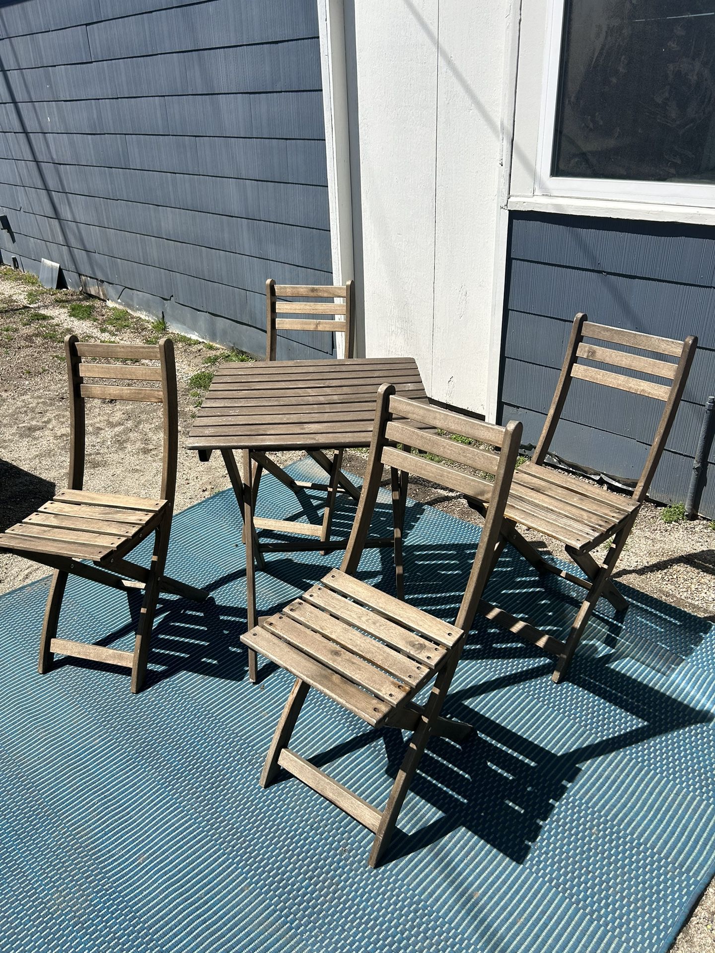IKEA Bistro Set Plus Additional Two Chairs