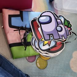 Among Us Decorations Happy Birthday 