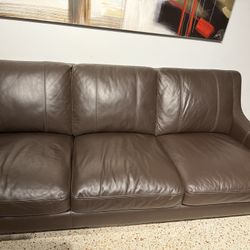 For Sale: New Leather Couch- Mint Condition