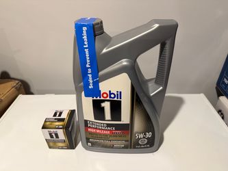 Mobil 1 advanced full synthetic 5W-30 5 quart