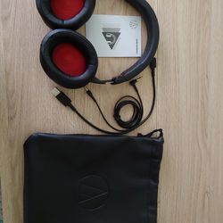 Audio Technica ATH-WS990BT Wireless Headphones Noise Canceling Solid Bass