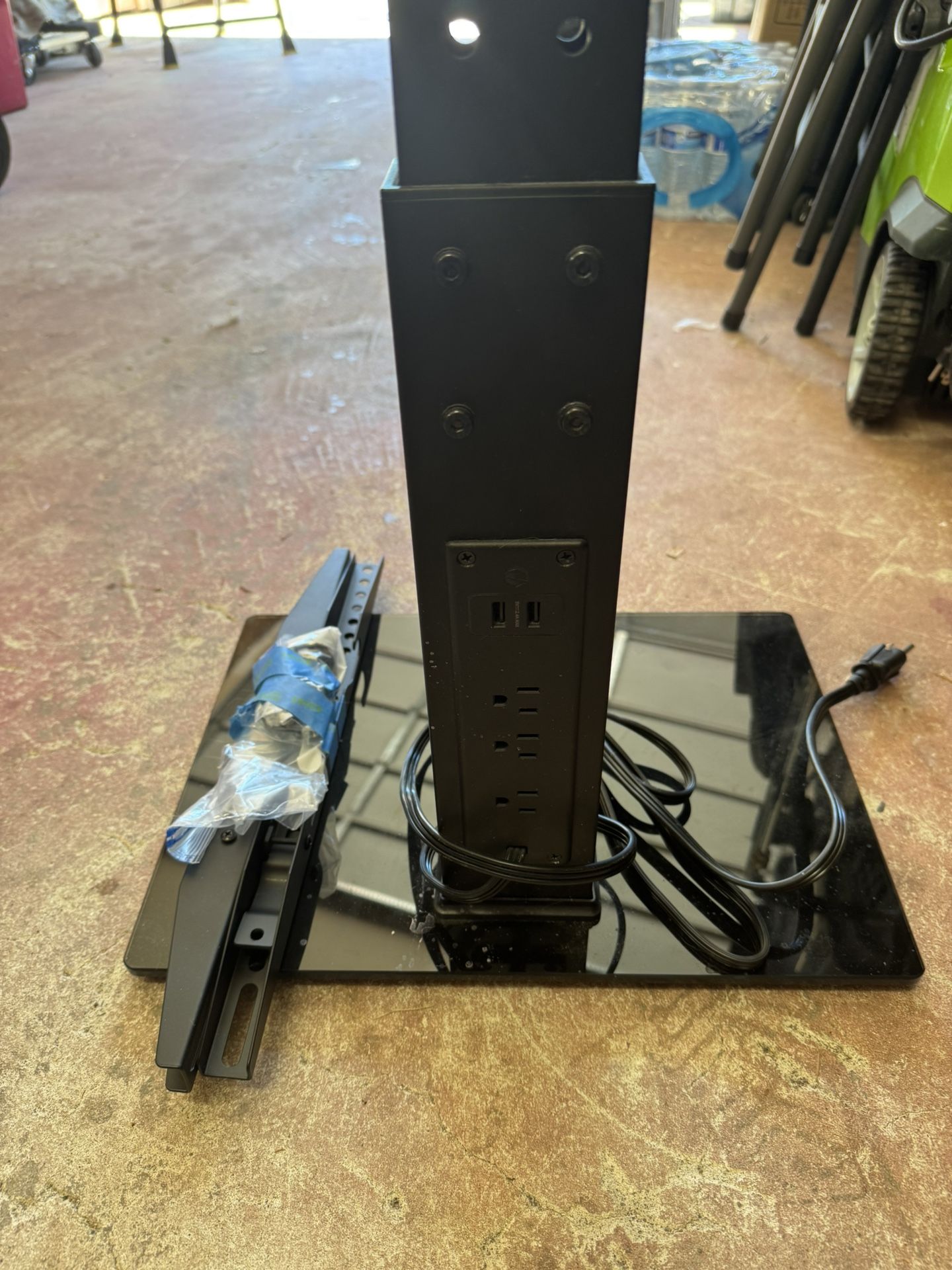 Greenstell TV Stand with Power Outlet, Universal TV Mount Stand for 37-80 inch TVs