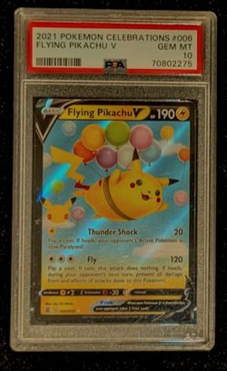 Pokemon TCG Celebrations #006 Flying Pikachu V PSA 10 Gem Mint
