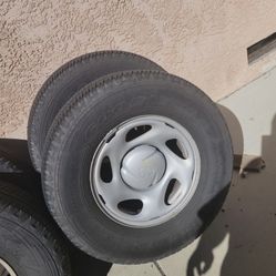 Set of 4 Toyota wheels rims tires 