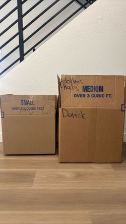 Moving boxes