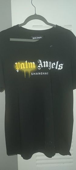 Palm Angels Yellow Spray Shirt