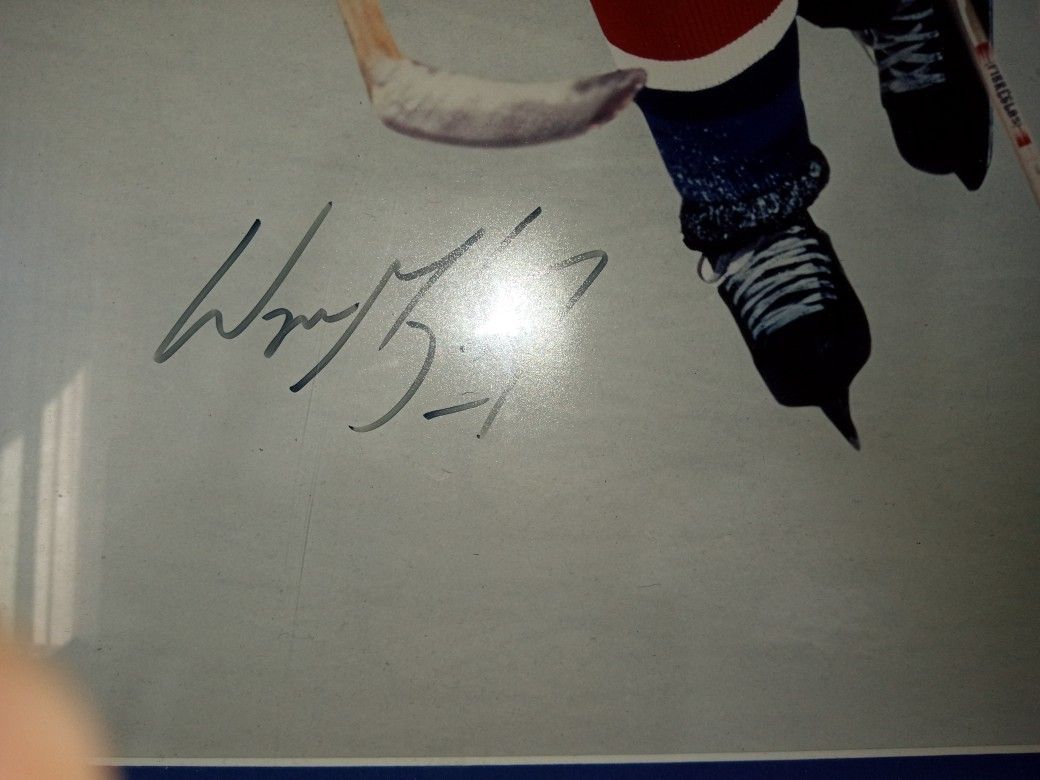 Wayne Gretzky Autographed Lithograph Lmt Of 99 Made