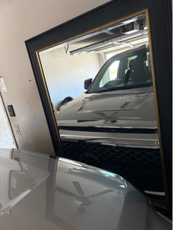 Large square mirror