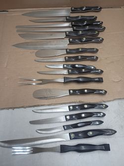 CUTCO KNIVES KNIFES 17 TOTAL
