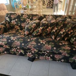 Free Floral Print Sofa