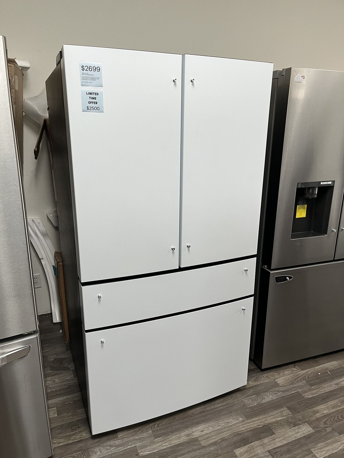 Limited Time Offer $2500! GE CAFE ENERGY STAR Refrigerator, One Year Warranty