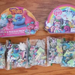 Lot of Puzzles (16 Puzzles, 48 or 50-Pieces Each)