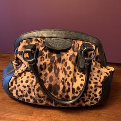 Authentic dolce and gabbana leopard bag