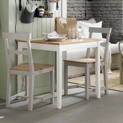 LERHAMN Table And 2 Chair Set