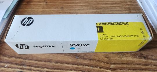 HP GENUINE 990XC CYAN HIGH-YIELD PAGEWIDE INK CARTRIDGE, M0K05XC