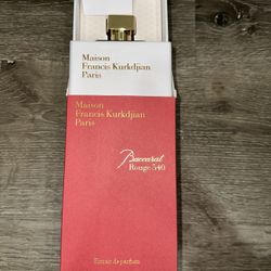 Baccarat Rouge 540 perfumes