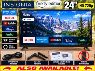 Insignia 24” Fire TV Edition Smart TV – Excellent Condition – Original Box