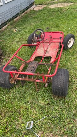 Go Cart Frame And Tires 