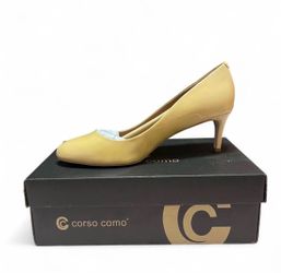 Corso Como Nude Leather Pump Heels