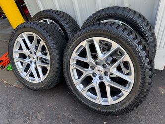 NEW 22 inch gm style wheels with 305/45r22 atturo xt tires