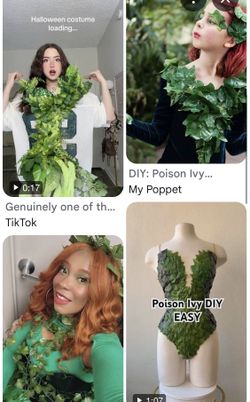 Poison Ivy Leaves Halloween Costume