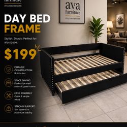 Day Bed Frame Black Color 