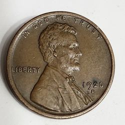 1920-D Wheat Cent Penny / Antique U.S Coin