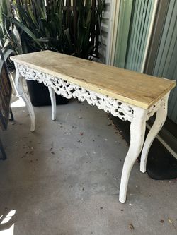 Farmhouse Console Entryway Table