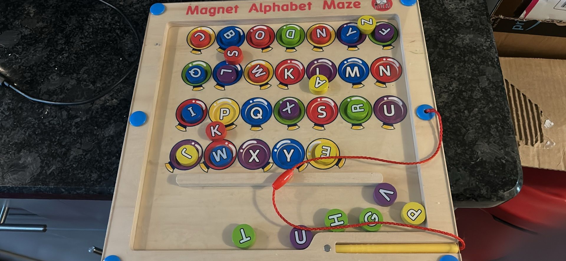 Magnetic alphabet