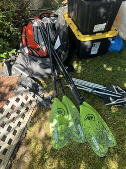 Advanced Frame Convertible Elite Tandem Inflatable Kayak 15ft + 2 Sets of Paddles